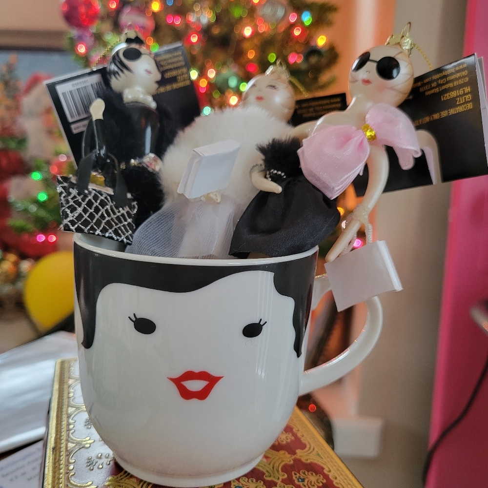 Lady Face Mug Cup ~ Isn't She Lovely?! ~ EUC ~ Made in Japan ~ Mod ~ Pop Art - Picture 2 of 13